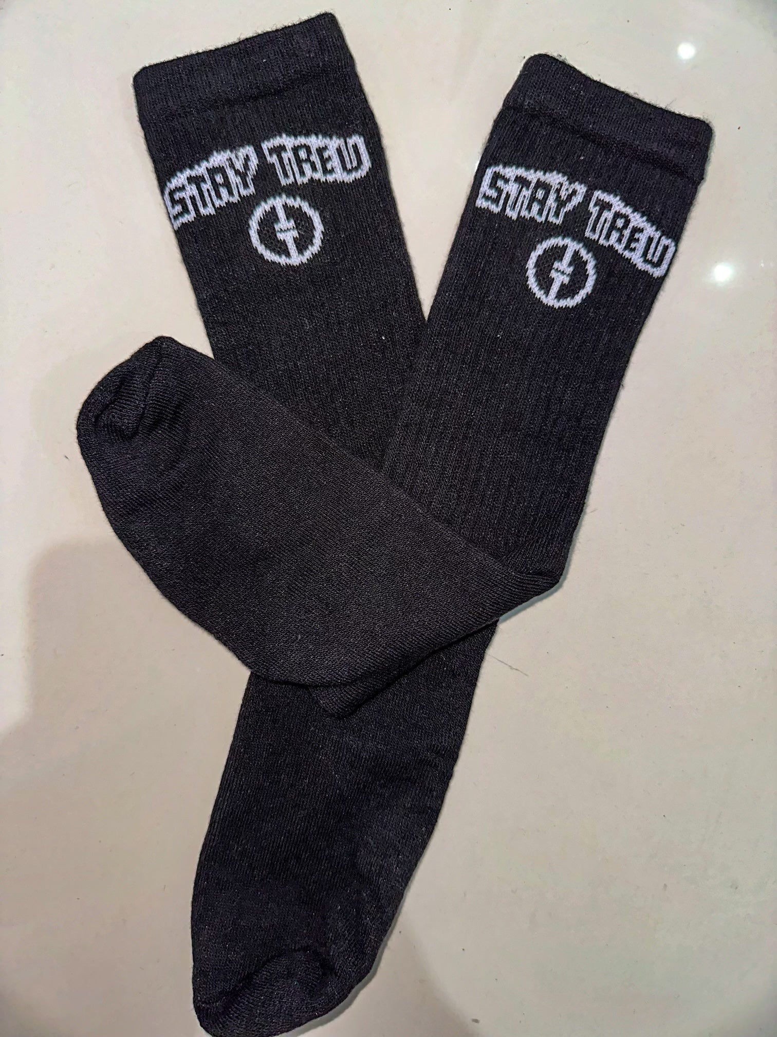 Treu black socks