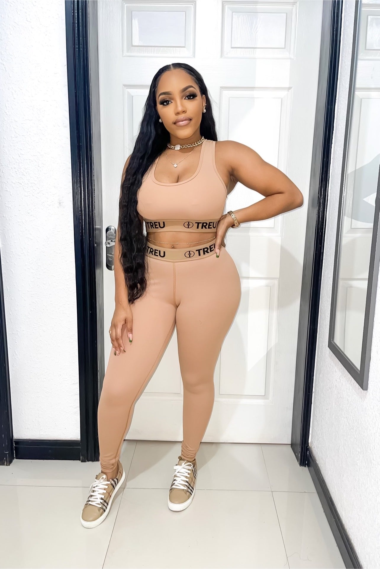 Nude Treu  Bra Leggings Set