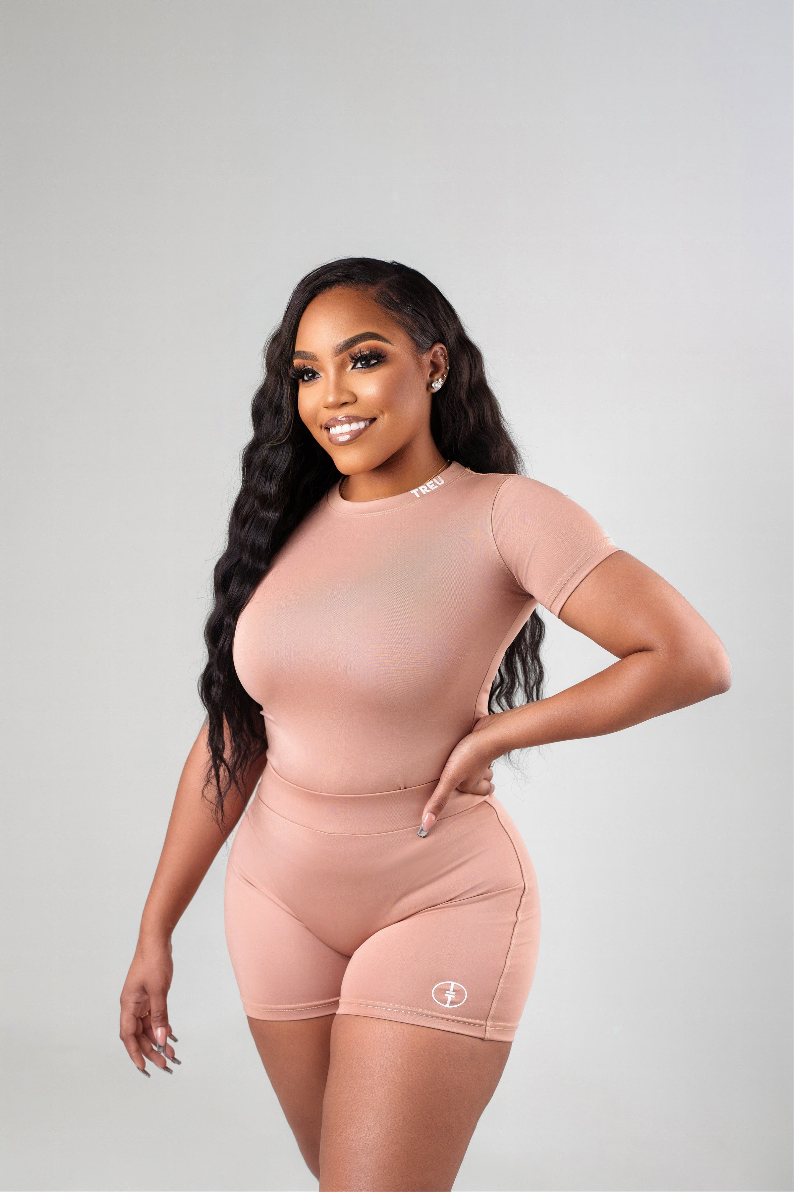Treu Nude Shorts Set