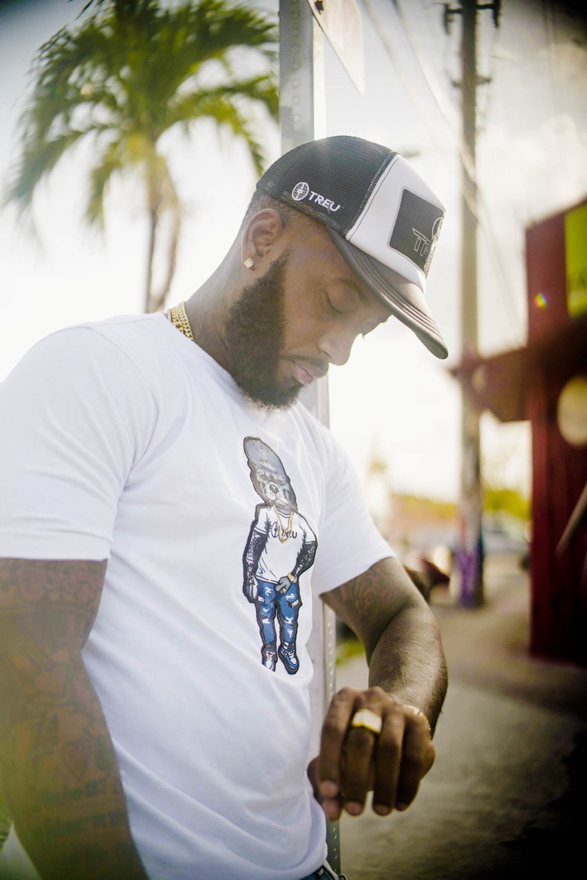 White Treu Standing T-Shirt