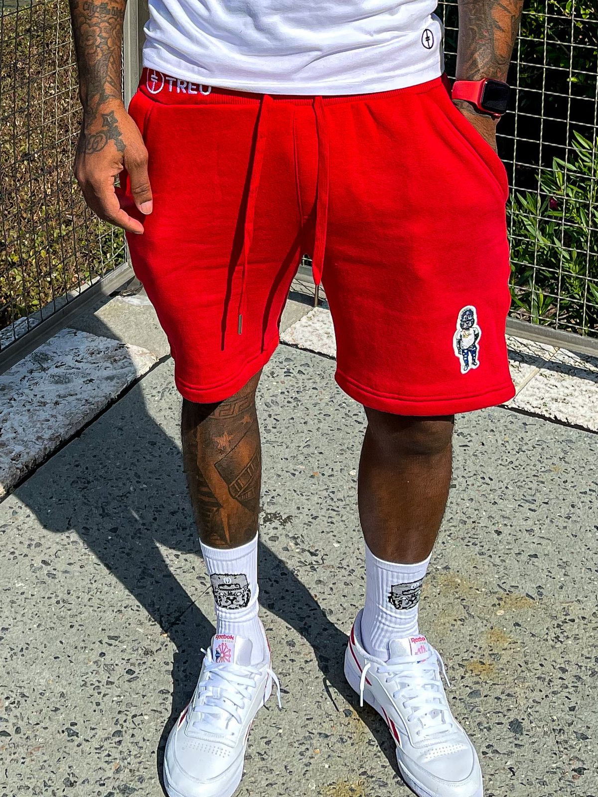 Red Treu Shorts