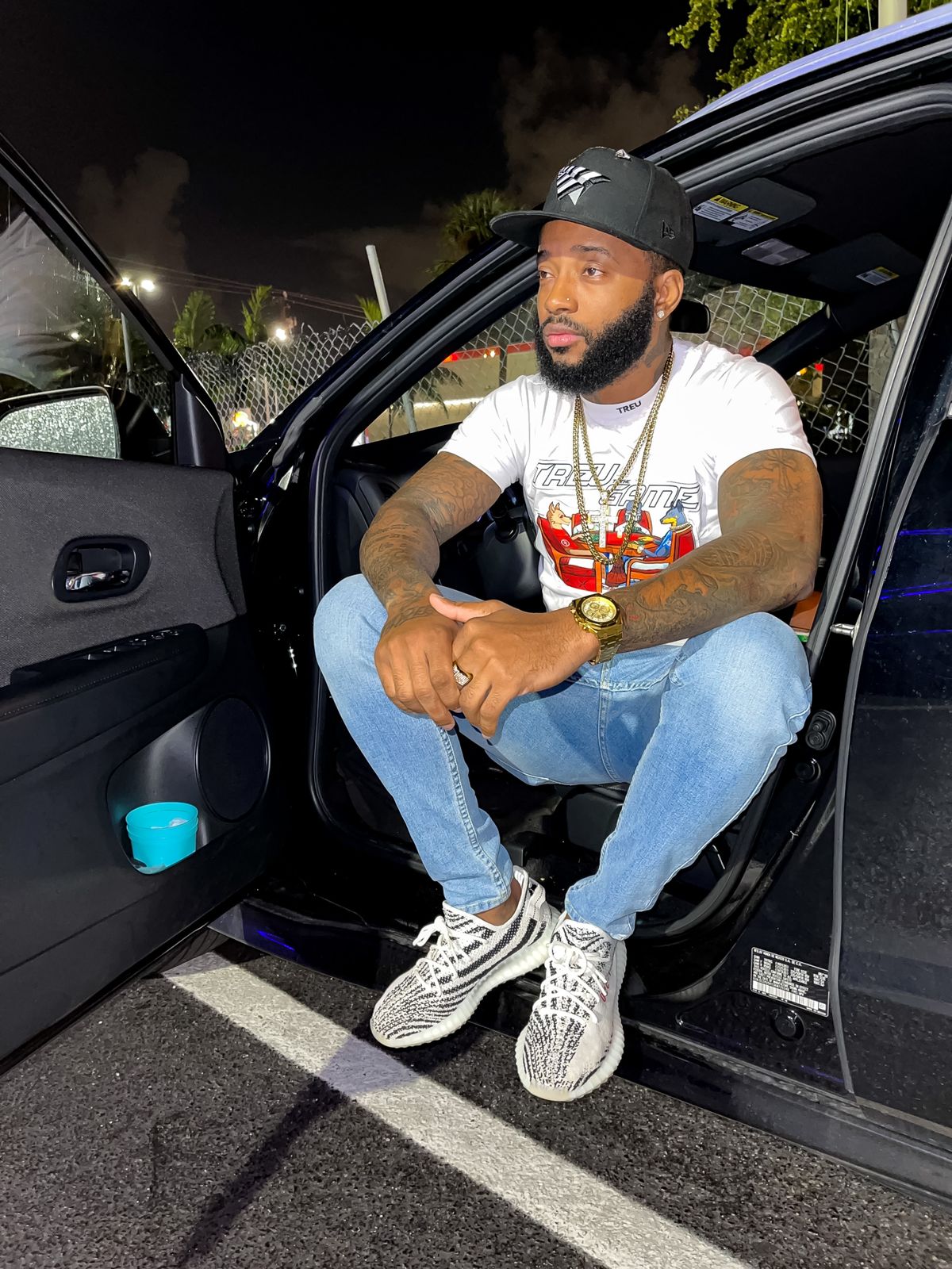 White Treu To THE GAME T-Shirt