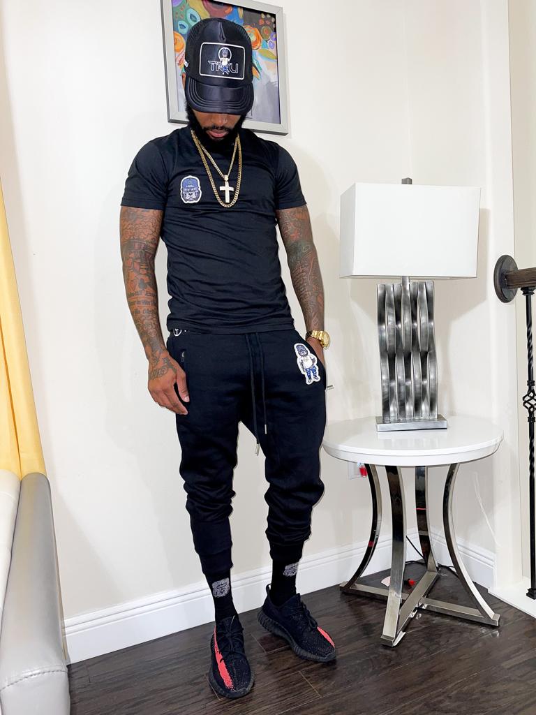 Black Treu Crest T-Shirt